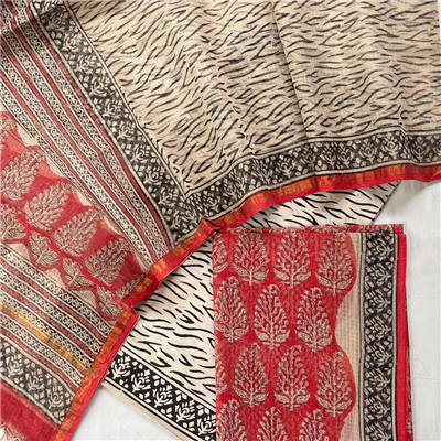 Summer Special Printed Kota Doria Suit Combo