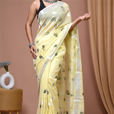 Linen Saree