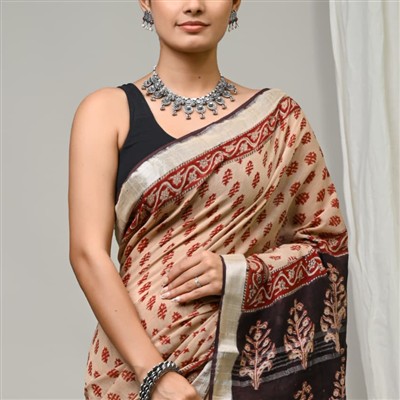 Linen Saree