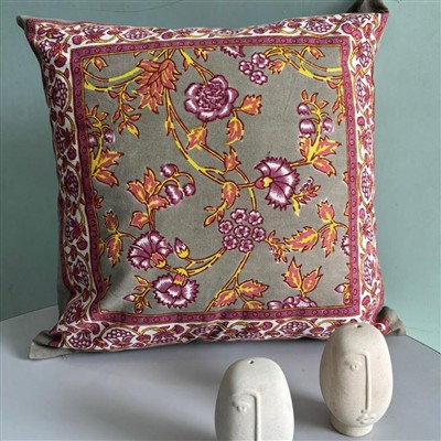 Fuchsia Floral Dream Cotton Cushion Covers