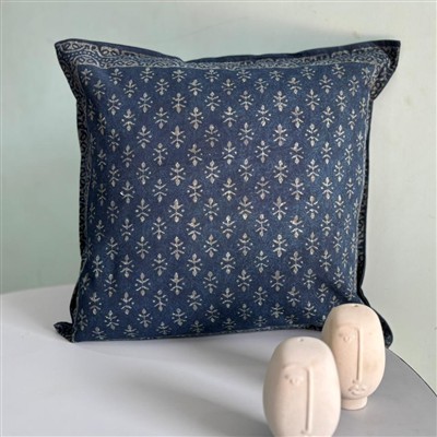 Midnight Blossom Floral Cotton Cushion Covers