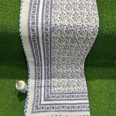 Lavender Floral Harmony Cotton Dohar