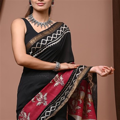 Maheshwari Silk Saree