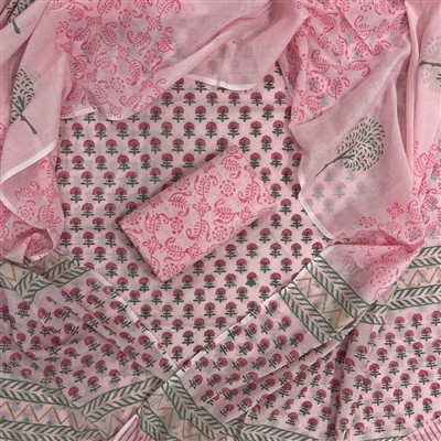 Blush Garden Serenity Cotton Suit Set