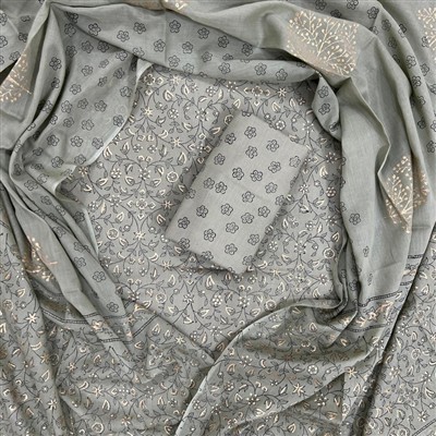 Sage Garden Blooms Cotton Suit Set