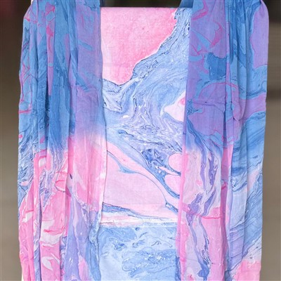 Lush Pastel Marbled Cotton Suit Set