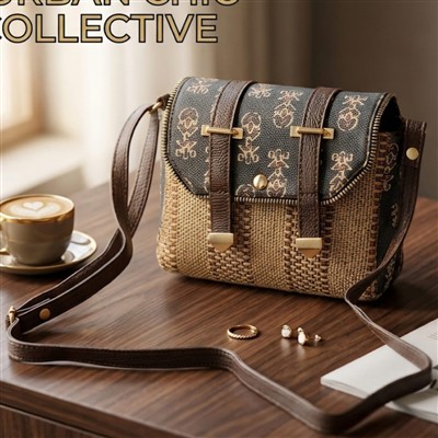 Saffron Echo Double Compartment Mini Sling Bag