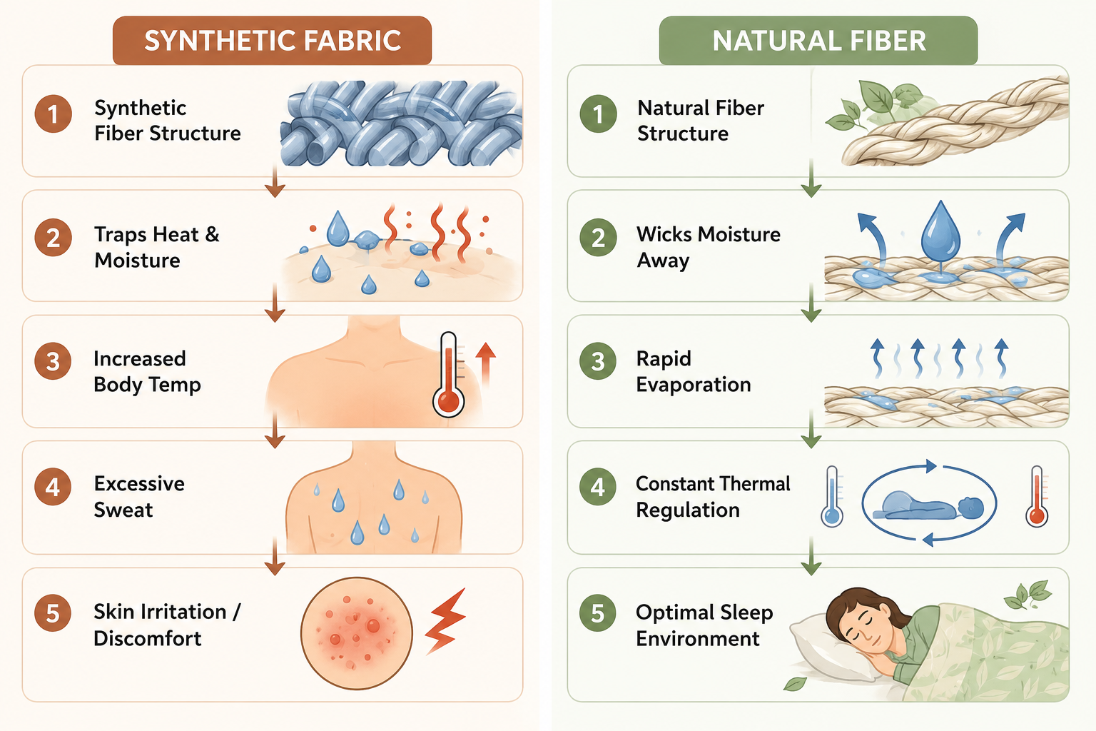 The Best Sustainable and Breathable Fabrics for Hot Weather Nightwear
