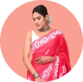Batik Print Saree