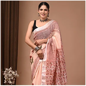 Linen Saree
