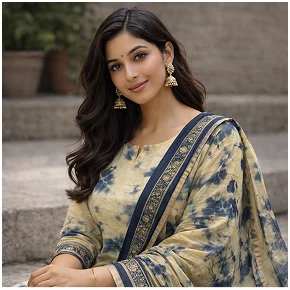 Unstitched Shibori Tie Suits