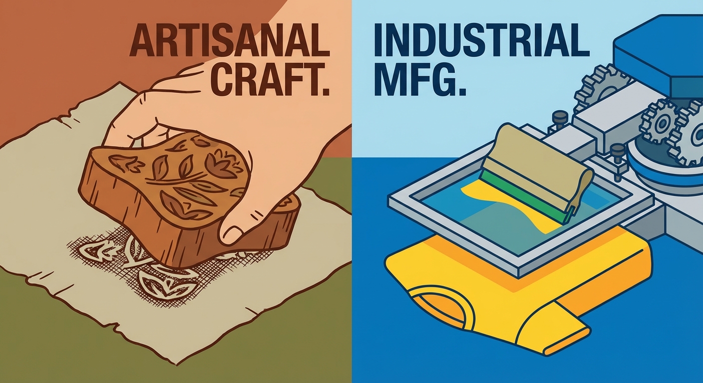 Hand Block Printing vs. Screen Printing: Understanding the Craft Behind Blockart Designs